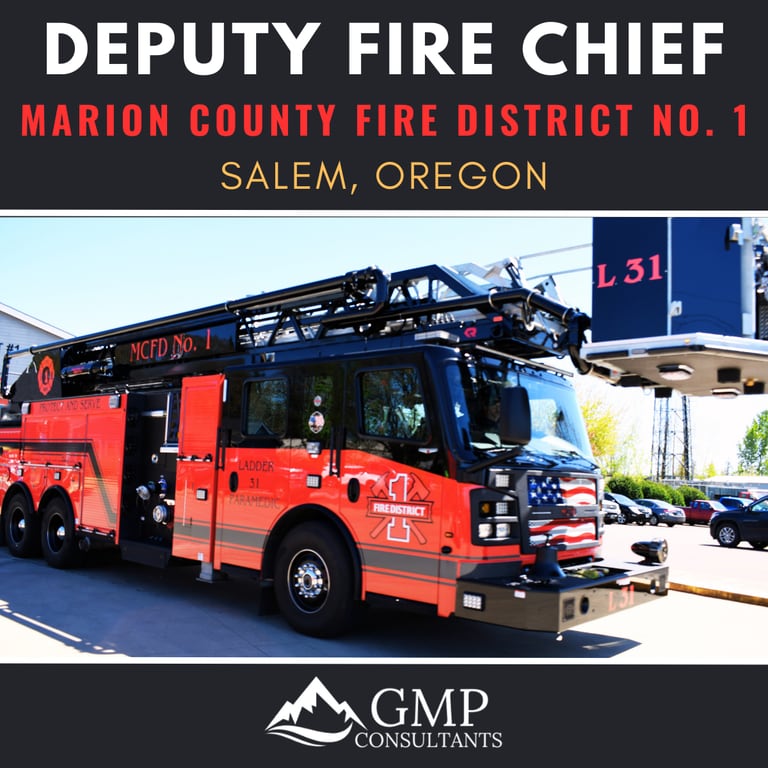Deputy Fire Chief announcement