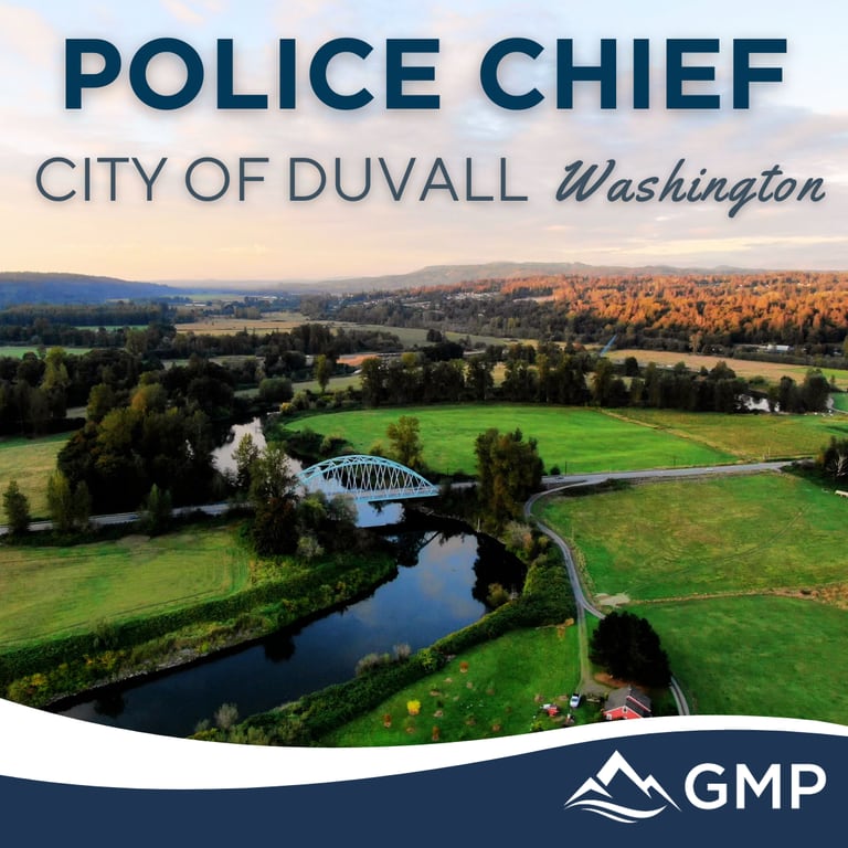 City of Duvall, WA Police Chief recruitment announcement