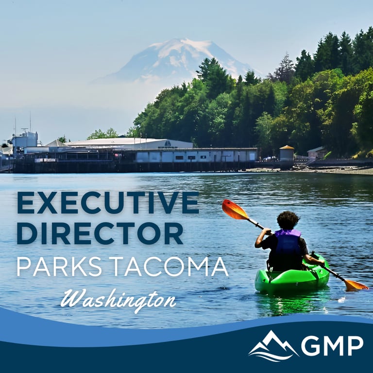 Parks Tacoma, WA Executive Director recruitment announcement