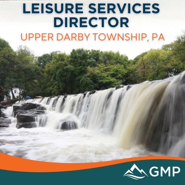 Upper Darby Township, PA Leisure Services Director recruitment announcement